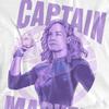 Captain Marvel Womens/Ladies T-Shirt