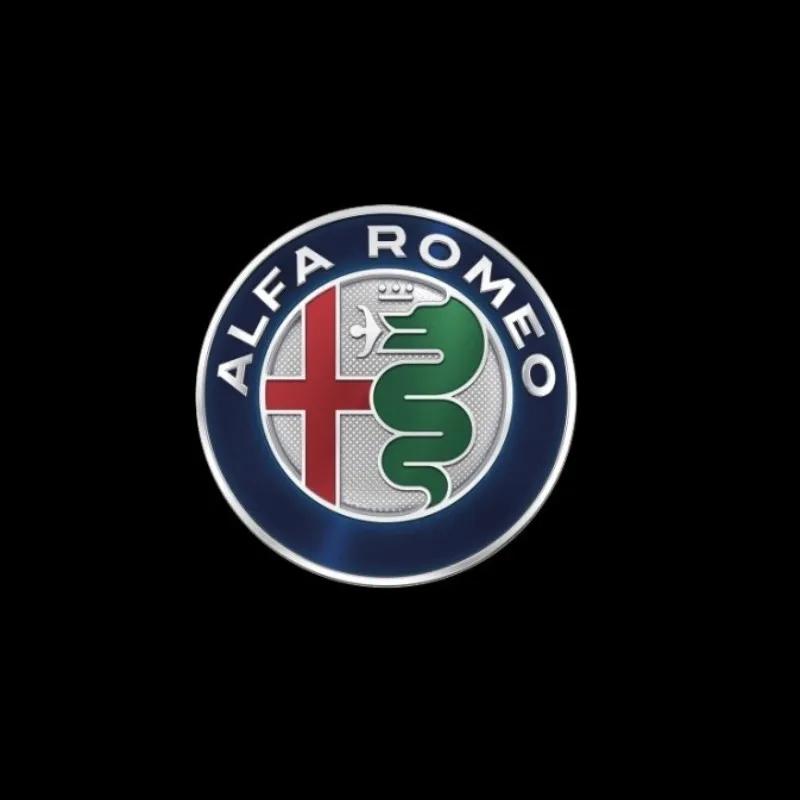 

2026 Hot Sticker For Alfa Romeo Accessories 159 166 GT Giulia Giulietta Mito Stelvio Brera LED Car Door Logo Projector Welcome L