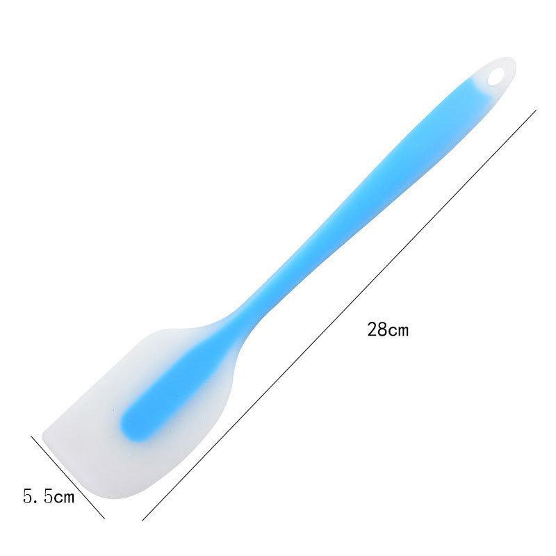 Silicone Scraper Baking Tool: Semi-Transparent Cake, Cream, and Jam Spatula