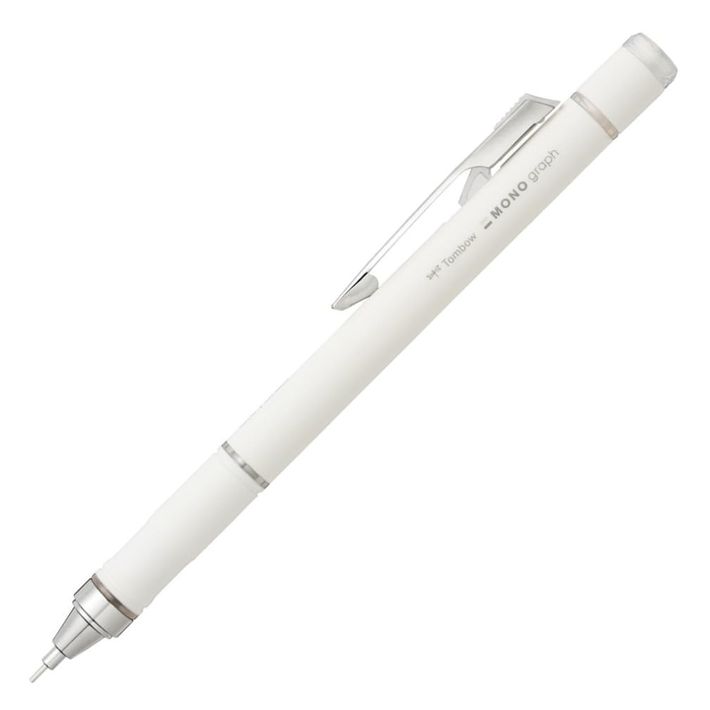 Tombow Pencil MONO MON Graph Grip Mechanical Pencil Soft Fit Ivory 0.5mm (Comfortable Grip) DPA-151A