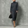 Women's Casual Turtleneck Sweater Dress for Comfortable Everyday Wear