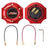 Life_mart Deep Cone Steering Wheel, 35mm Diameter, 70mm, Sport Type, Racing Car Drift Steering Wheel Accessory (Red)