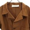 ITALIAN ARMY 70s Vintage Euro Work Prisoner Work Jacket 5h Brown Men's Used