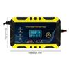 Car Battery Charger 12V 6A Pulse Repair LCD Display Smart Automatic Battery Charger GEL Lead-Acid Charger For Auto Motorcycle