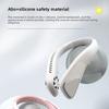 Portable Neck Fan Mini 4000MAH 3 Gears Battery Silent No Leaf High Wind Power USB Charging Small Lazy Person's Handheld Fan