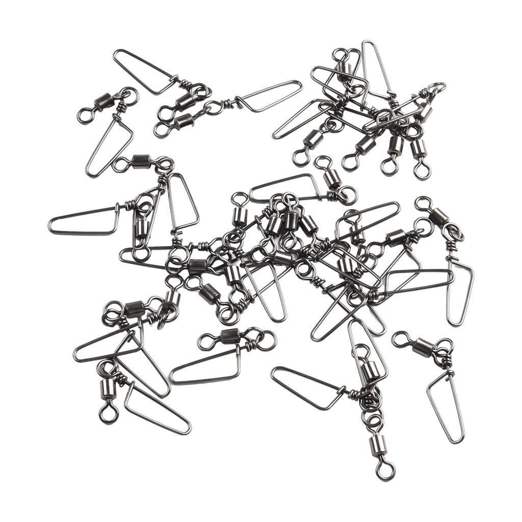 Fishing Swivels Ball Bearing 30 Pack Snap Coastlock