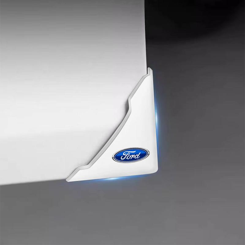 2pcs Car Door Corner Protection Sleeve Door Corner Anti-collision Sleeve For Ford Focus Mondeo Kuga Fiesta MK7 Escort Explorer Edge 2 4 MK2