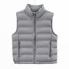 Women S Korean Style Short Waistcoat Stand Collar Zip Pocket Slim Fit Lightweight Vest