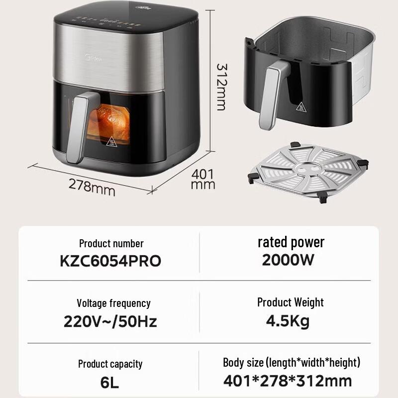 Midea 2026 Smart Visual Air Fryer & Multi-functional Oven