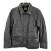 GLADHAND BYGH-16-AW-04 Good Fellows Steerhide Oiled Leather Car Coat Jacket S blackUsed