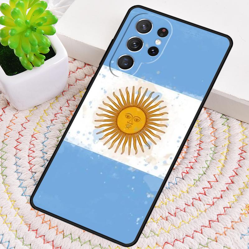 Argentina Flag Phone Case for Samsung Galaxy note 10 pro S26 Ultra S23 S24 FE S25 S21 S22 PLUS shockproof Cove