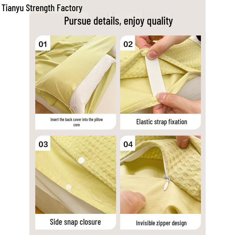 Cestovní spací pytel a povlak na přikrývku z čisté bavlny - Přenosný, Ochrana proti nečistotám, 3dílný pro služební cesty