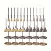 36Pcs Brass Brush Steel Wire Wheels Brushes Drill Rotary Tools Polishing Rotary Tools Metal Rust Removal Brush Set
