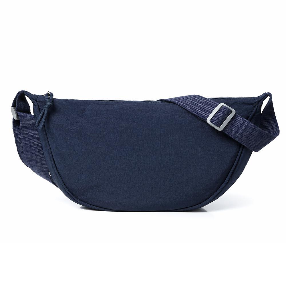 New simple casual lightweight shoulder bag large capacity Korean version messenger bag trendy commuter versatile dumpling bag