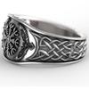 Vintage Silver Color Snowflake Rings for Women Trendy Round Personalized Creativity Party Rings Jewelry
