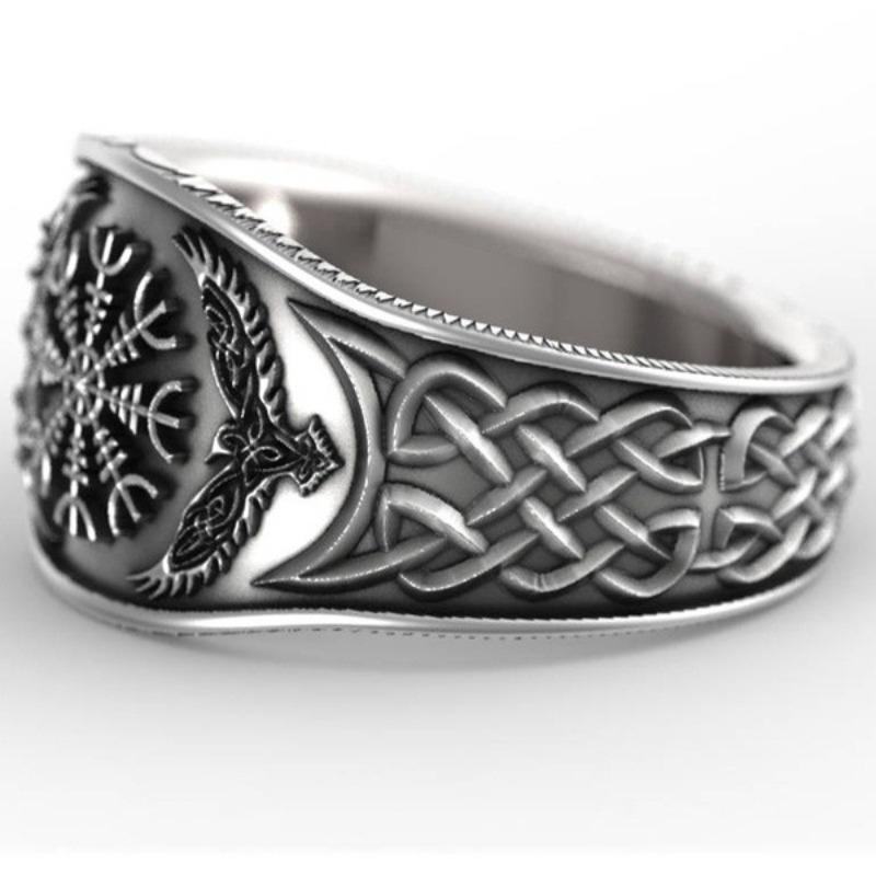 Vintage Silver Color Snowflake Rings for Women Trendy Round Personalized Creativity Party Rings Jewelry