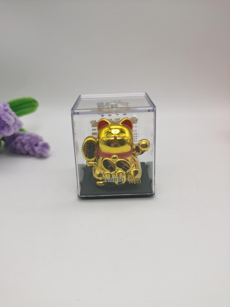 Solarbetriebene Winkekatze Figur - Kreatives Ornament und Einzigartiges Geschenk
