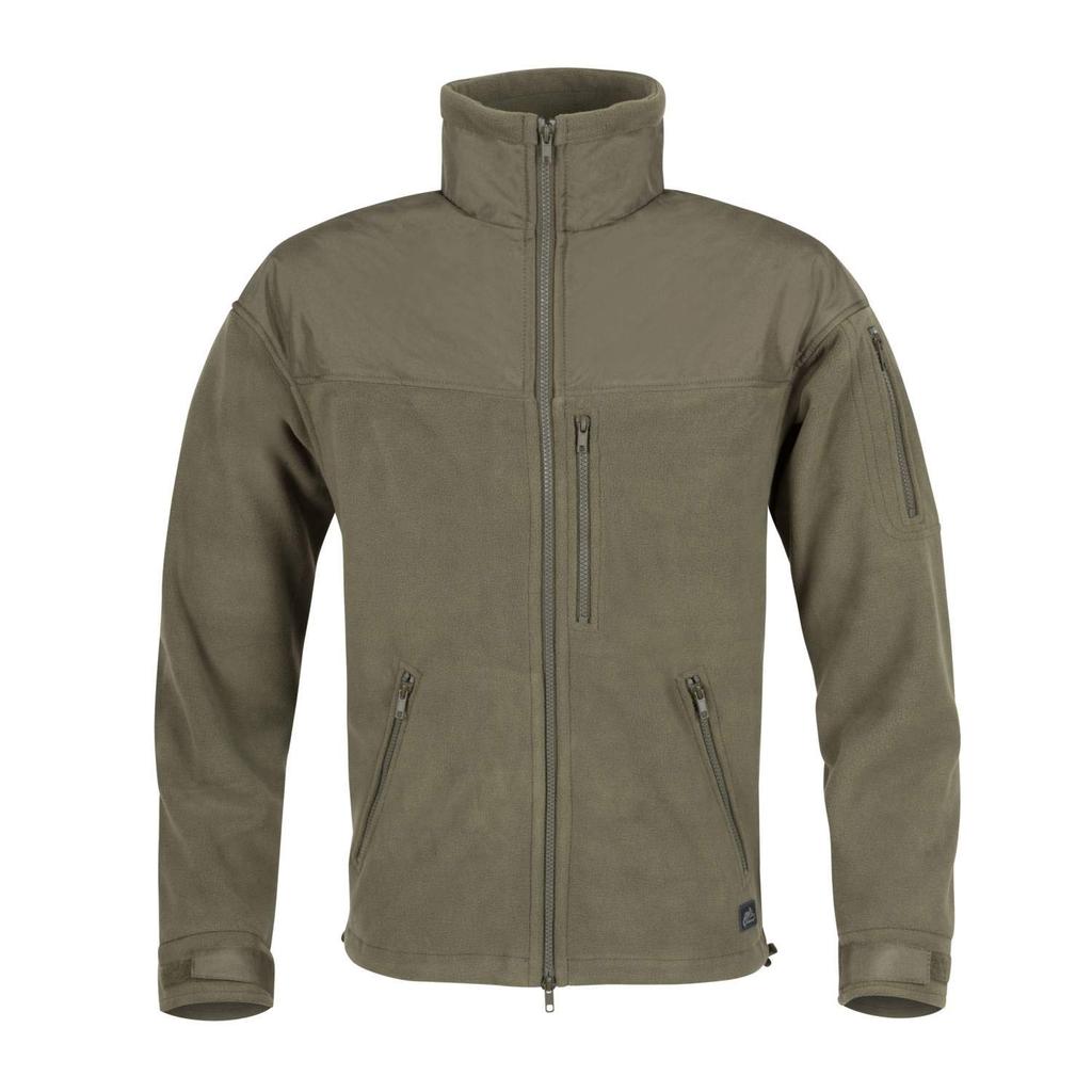 HELIKON-TEX Classic Army Fleecejacke, Herren Militär-Oberbekleidung, Winddicht, Warm und Leicht (JP, Alphabet, L, Marineblau)