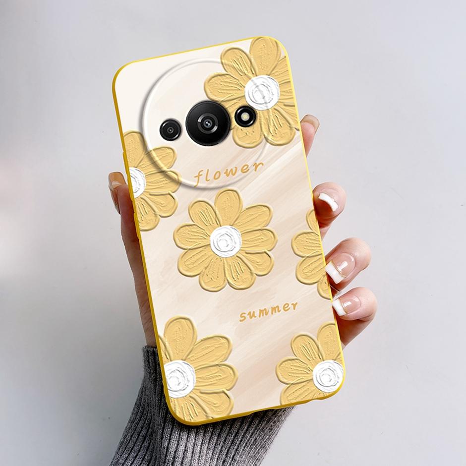 Mobilie Phone Shell Cases For Xiaomi Redmi A3 4G Cute Cartoon Coque For Xiaomi Redmi A3 4G Candy Color Smart Phone Covers Shells