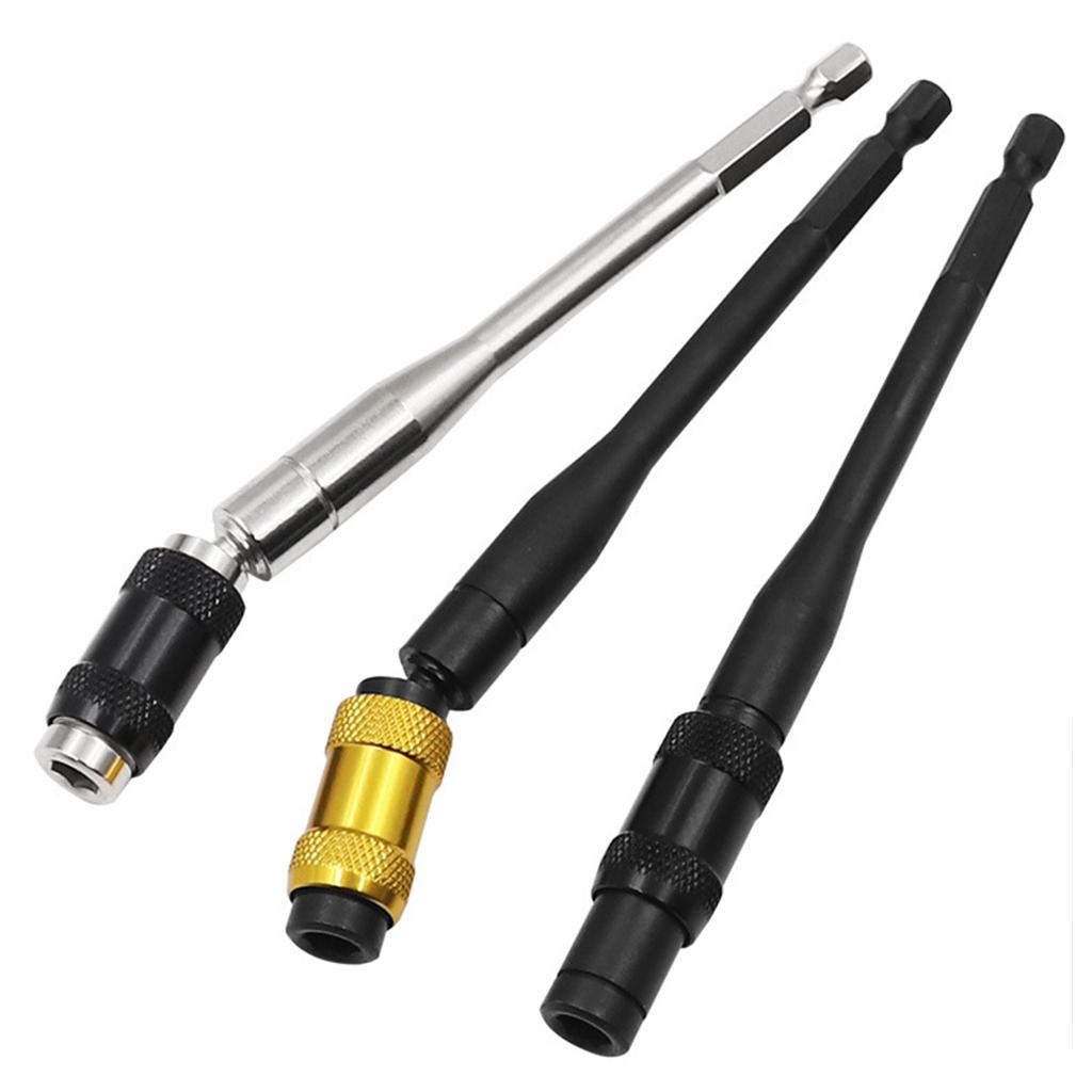 145mm Extended Hex Shank Bit Holder Extension Quick Change Screwdriver Connection Rod Adapter for Screws
