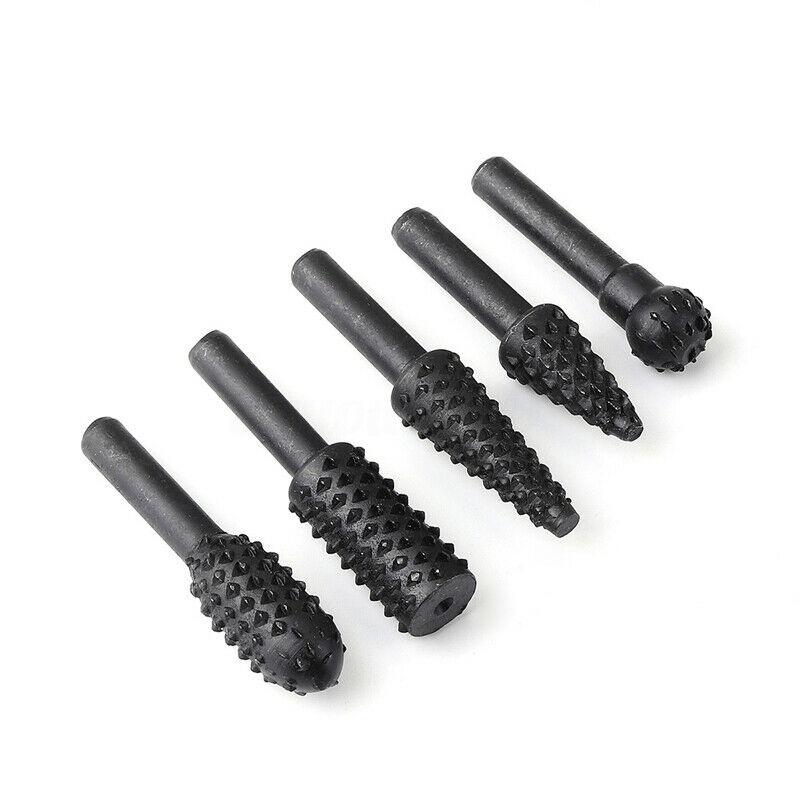 Sada 5ks vrtáků Řezné nástroje 1/4'' pro dřevoobráběcí nůž Wood Carving Tool