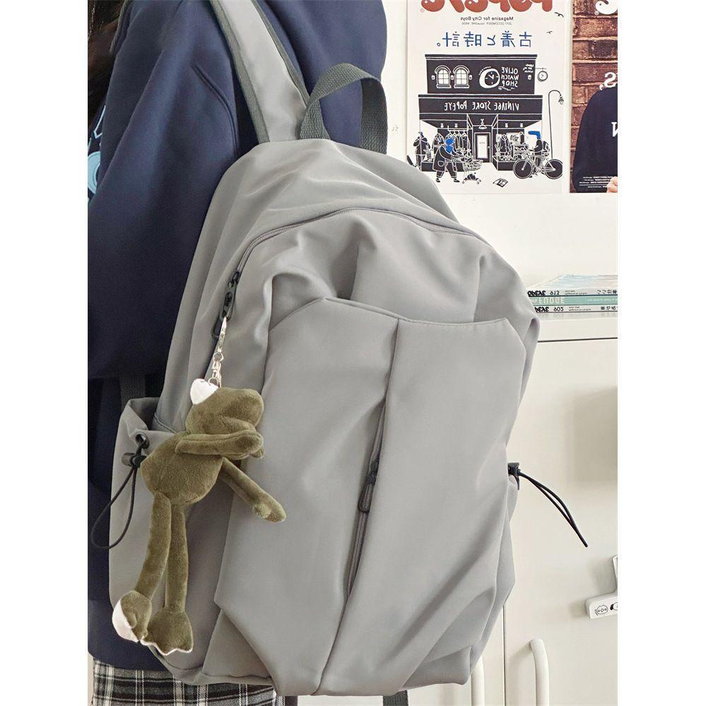School Bag Male College Student Ins Simple Large-capacity Backpack Female Junior High School Student High School Student Travel Backpack