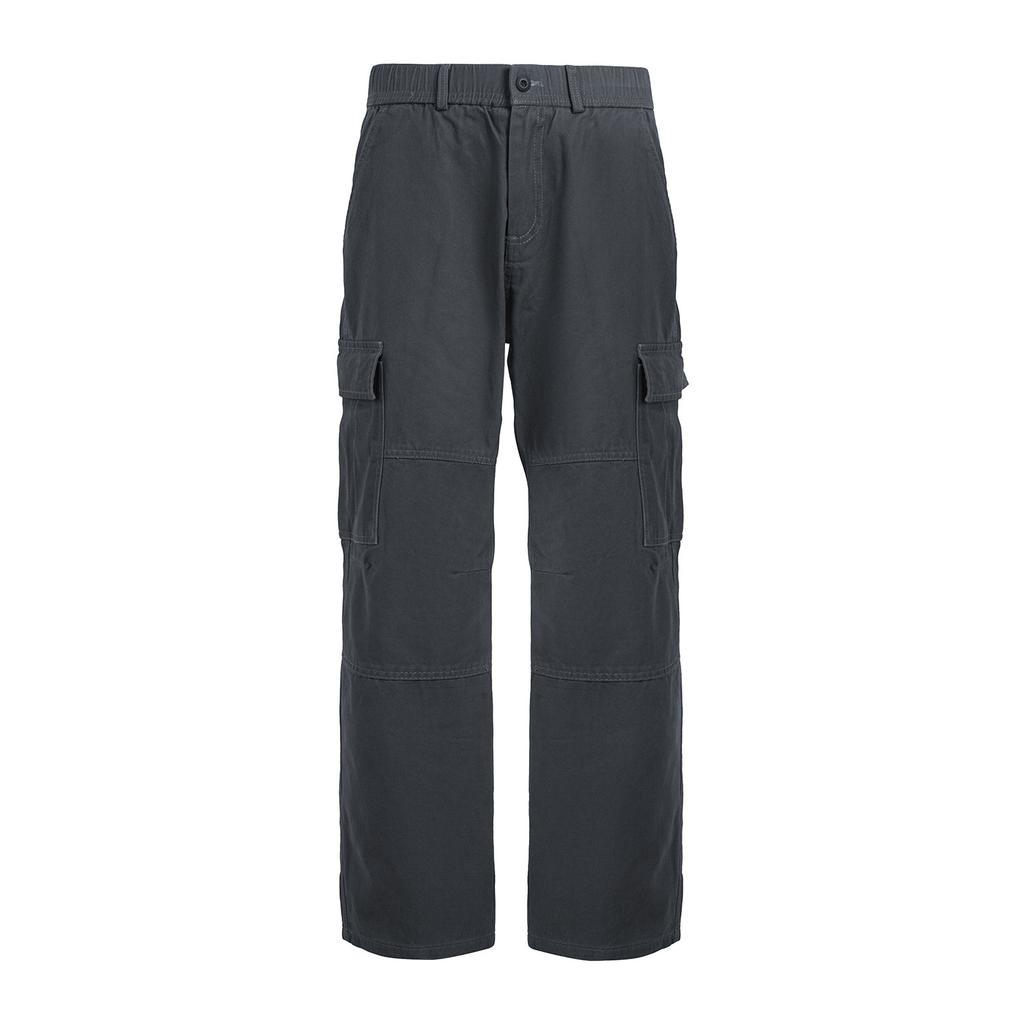 Autumn Loose Straight Cargo Pants Men 300gsm Cotton Tatical Trousers Plus Size Brand Clothing