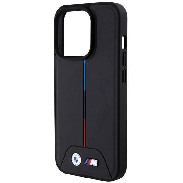 Bmw Bmhmp15L22Pvtk Iphone 15 Pro 6.1 Czarny/Black Hardcase Quilted Tricolor Magsafe