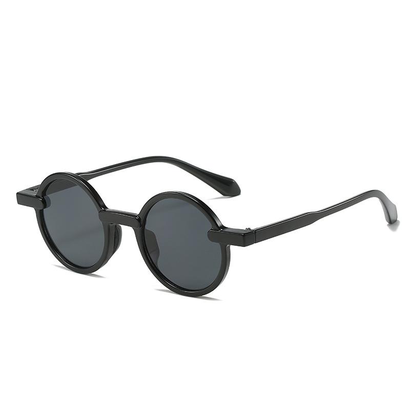 Women S New Fashion Sunglasses, Fashion Round Catwalk Sunglasses, Personalized Color Scheme Trend standard