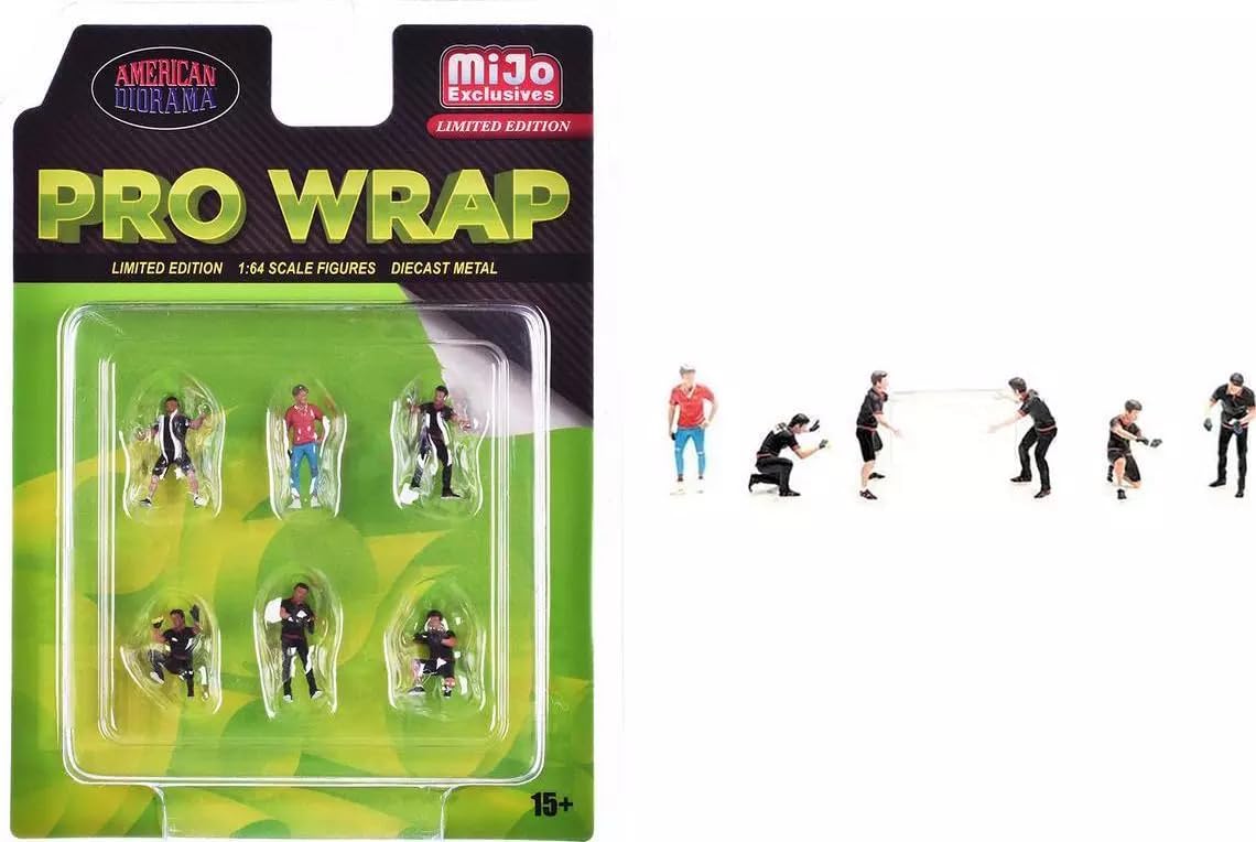 

American Diorama Figures Set 1/64 Pro-Wrap [Item]