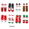 4 Pairs Thick Warm Coral Fleece Socks for Women Men Funny Christmas Pattern Seasonal Indoor Sleeping Slipper Socks