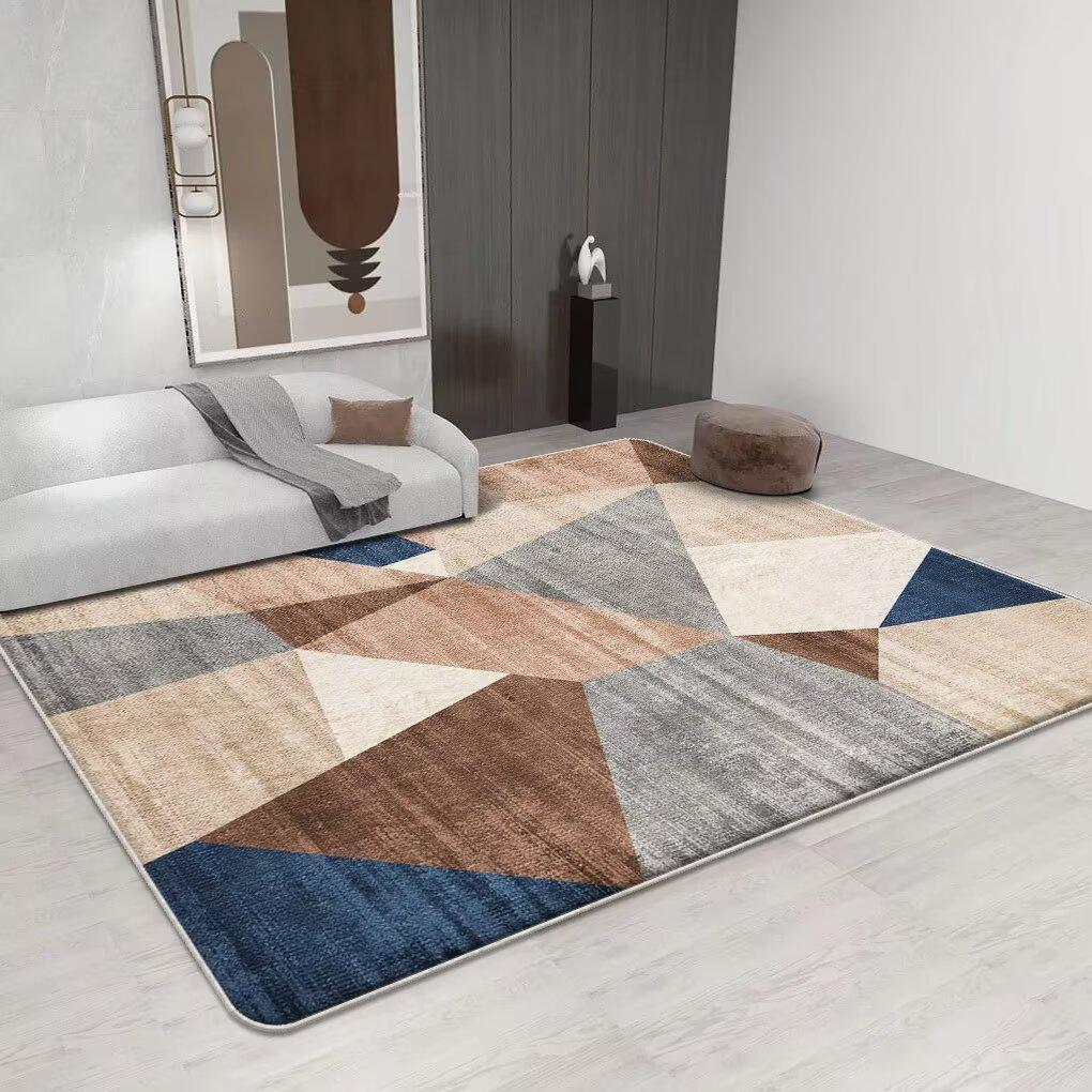 Nordic Geometric Carpet Living Room Minimalism Decoration Sofa Large Area Rugs 200x300 Bedroom Bedside Non-slip Plush Floor Mat