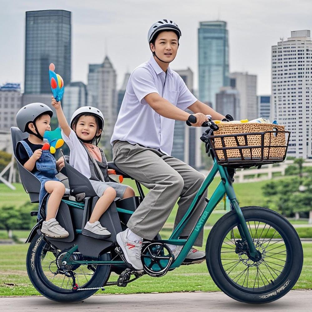 Elektrofahrräder Lamiter 20" 750W 48V 20.8AH Erwachsenen E-Bike Höchstgeschwindigkeit 45Km/h Maximale Reichweite 120Km Zuladung 300Kg K750