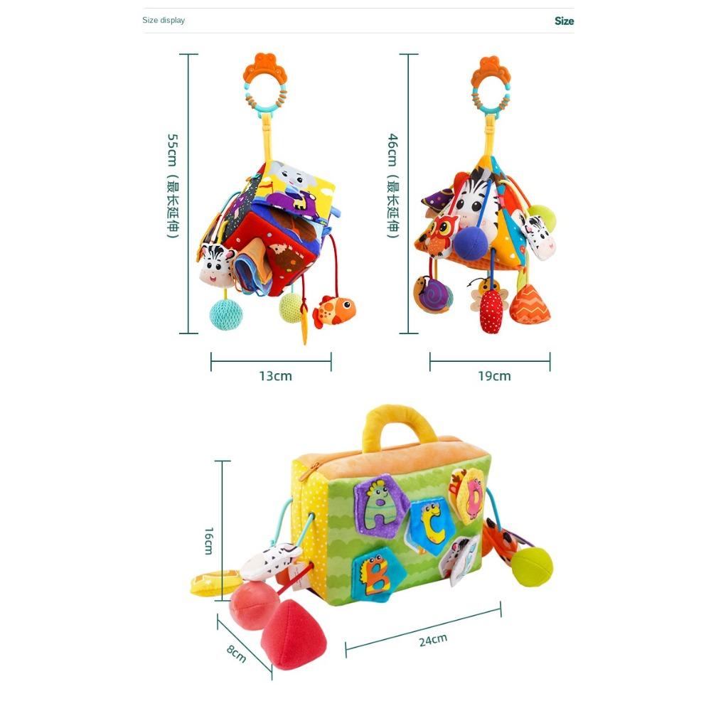 Cartoon Sensory Toys For Toddler Animal Pull String Teether Toy Pull Rope Toys  0-12 Months