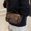 New saddle bag temperament casual commuting messenger small square bag fashionable handbag
