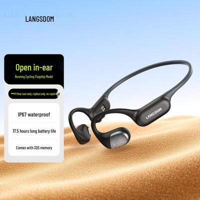 Lanstun AirWave Pro Open-Ear Bone Conduction Headphones