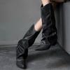 Fashion Women's High Boots High Heels Fashion Luxury Shoes Pointed Toe Deisgner Knee High Boots 2025 Winter Pumps Dress Sexy Botas Mujer
