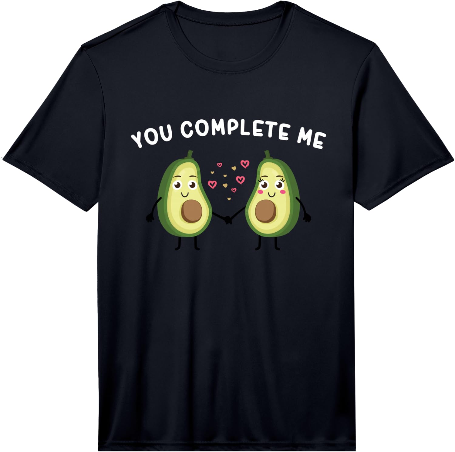 You Complete Me in Love Avocado Couple Valentines Performance T-Shirt Unisex T-Shirt S