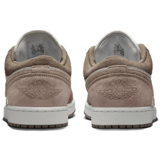 Sneakers Unisex Air Jordan 1 Low Olive Grey Bianco Avorio Pallido 553558-046