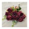 Wedding Rose Bridal Bouquet Artificial Flower For Home Decor And Photography Props