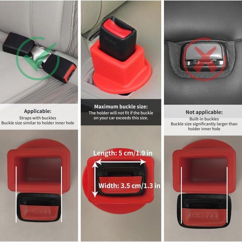 1 stk Bilsikkerhetsbelteankerkontakt Auto Setebeltspenne Deksel Kollisjonsbeskyttelsesdeksel Bilinteriør Modifikasjon