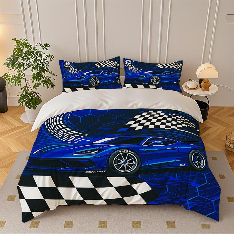 Quilt Cover Three-Piece Quilt Cover Set 140cm * 200cm - cover + and 1 piece