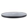 450mm Round Table Top Fade Proof Erosion Resistant Fast Installation Glossy Black Solid Wood Table Topwith Screws for