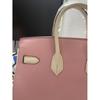 Factory Direct Sales French Sheep Pattern Bag Portable First Layer Leather Women's Bag 25cm Large Capacity Contrasting Color Cross-border Special