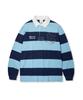 1993STUDIO Applique Collar Rugby T-Shirt_Sky Blue