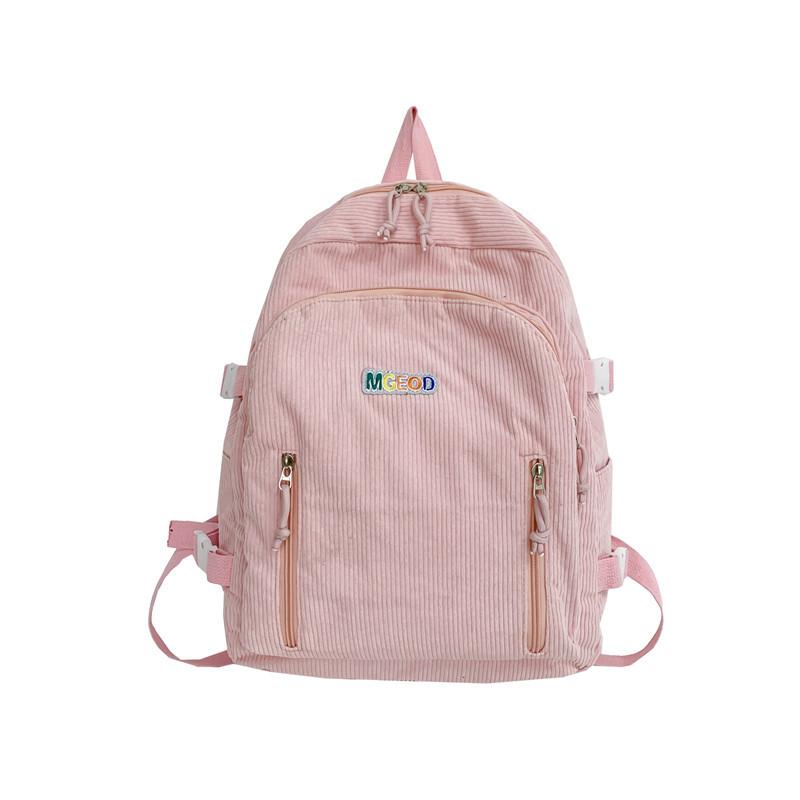 School bag female ins Japanese casual girl primary school student backpack junior high school student high school student cute girl backpack tide