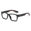 Trending Square Anti Blue Light Glasses Mens Computer Reading Optical Prescription Eyewear Hyperopia Finished Frame