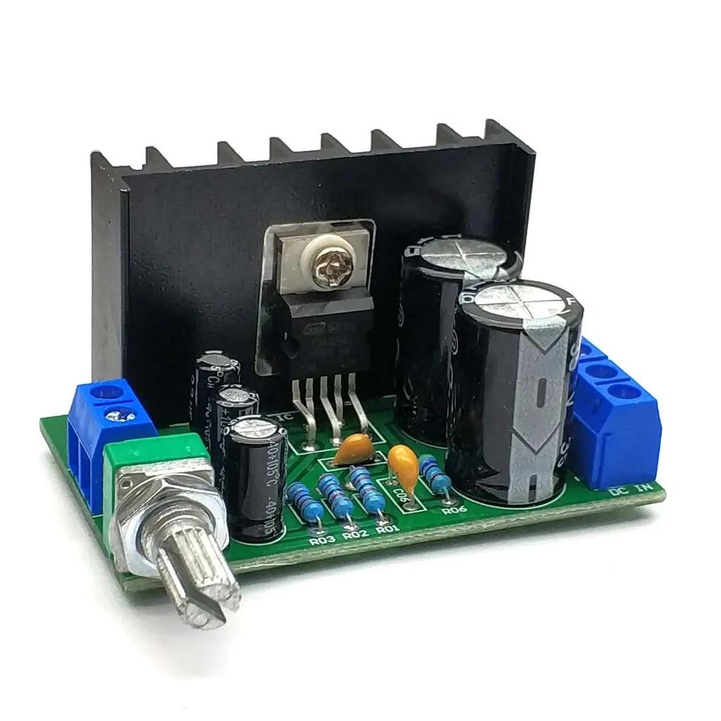 TDA2050 Mono Lyd Effektforsterkerkort Modul DC/AC 12-24V 5W-120W 1-Kanal