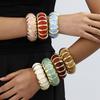 Retro Style Smudged Acrylic Elastic Bracelet Light Luxury High-end Bracelet Temperament Bracelet