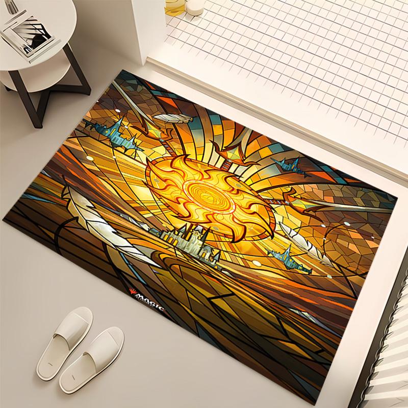 Magic The Gathering Print Area Rug - Soft,Washable Non-Slip Indoor Mat,Living Room,Home Office Decorative Rug